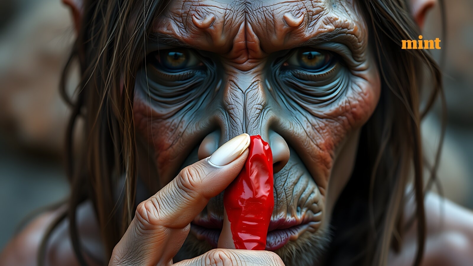 What does this mysterious 43,000-year-old red dot hint at? Scientists discover the ‘oldest fingerprint' by Neanderthals