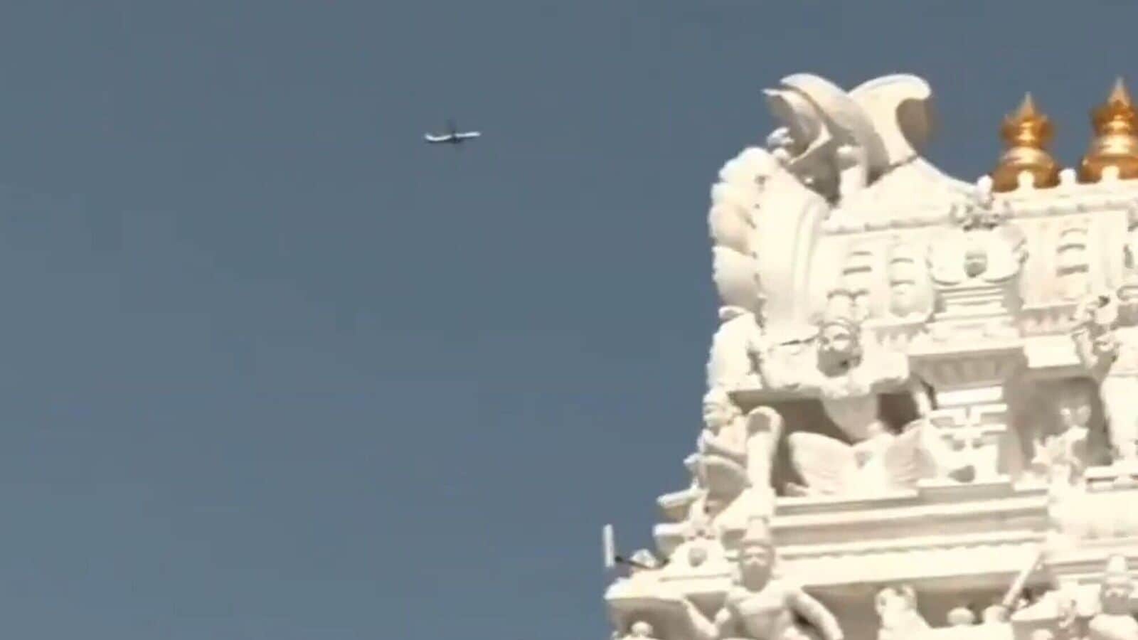 Flight spotted over Tirupati's Tirumala Temple sparks outrage, TTD urges centre declare it as 'No-fly zone'