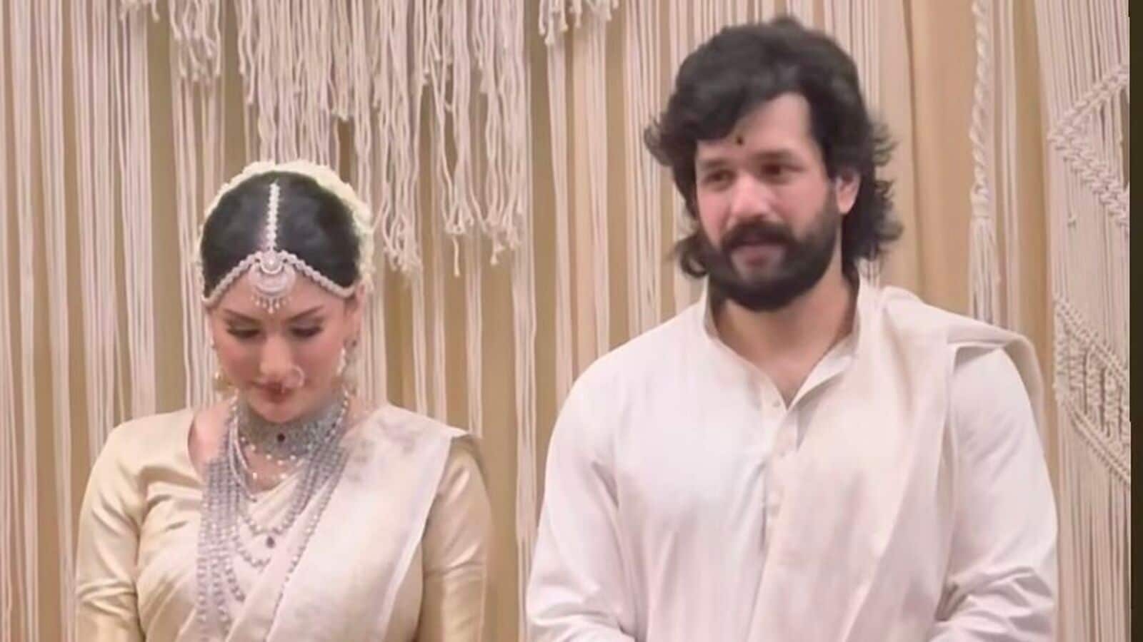 Akhil Akkineni marries Zainab Ravdjee; Naga Chaitanya, Nagarjuna dance their hearts out, Ram Charan spotted