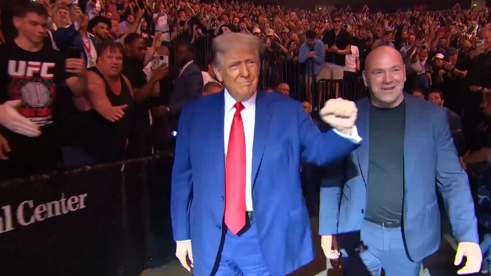 Donald Trump makes ‘epic' entrance at Ultimate Fighting Championship fight, netizens quip, ‘MAN MYTH LEGEND!'