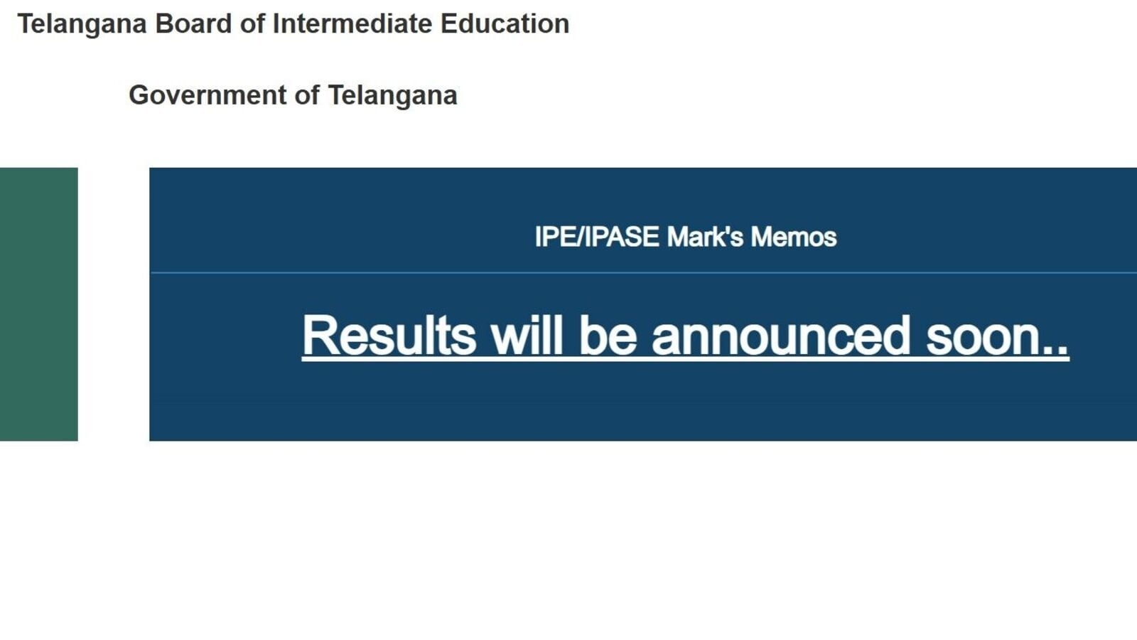 TS Inter Supply Result 2025 today! Download Telangana Board IPASE marks memo from tgbie.cgg.gov.in; how to check