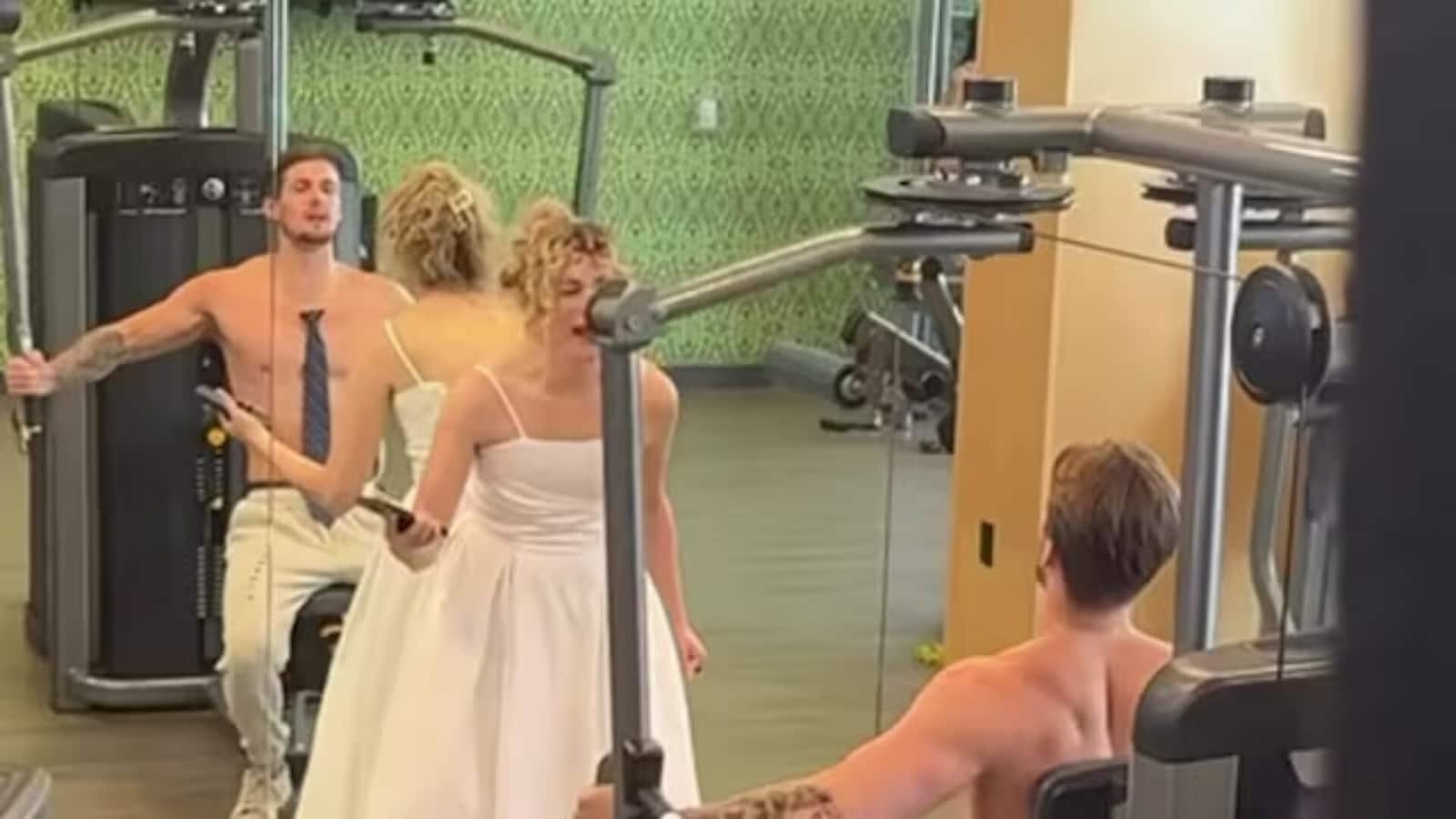 ‘Marriage is temporary, gains are forever': Groom hits gym 20 minutes before wedding, bride reaction goes viral