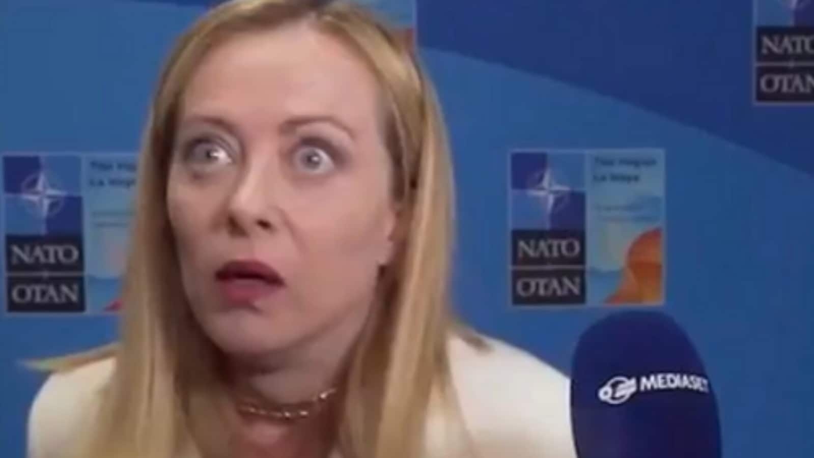 ‘Is Giorgia Meloni okay?': Internet reacts as Italian PM's facial expressions at NATO Summit go viral