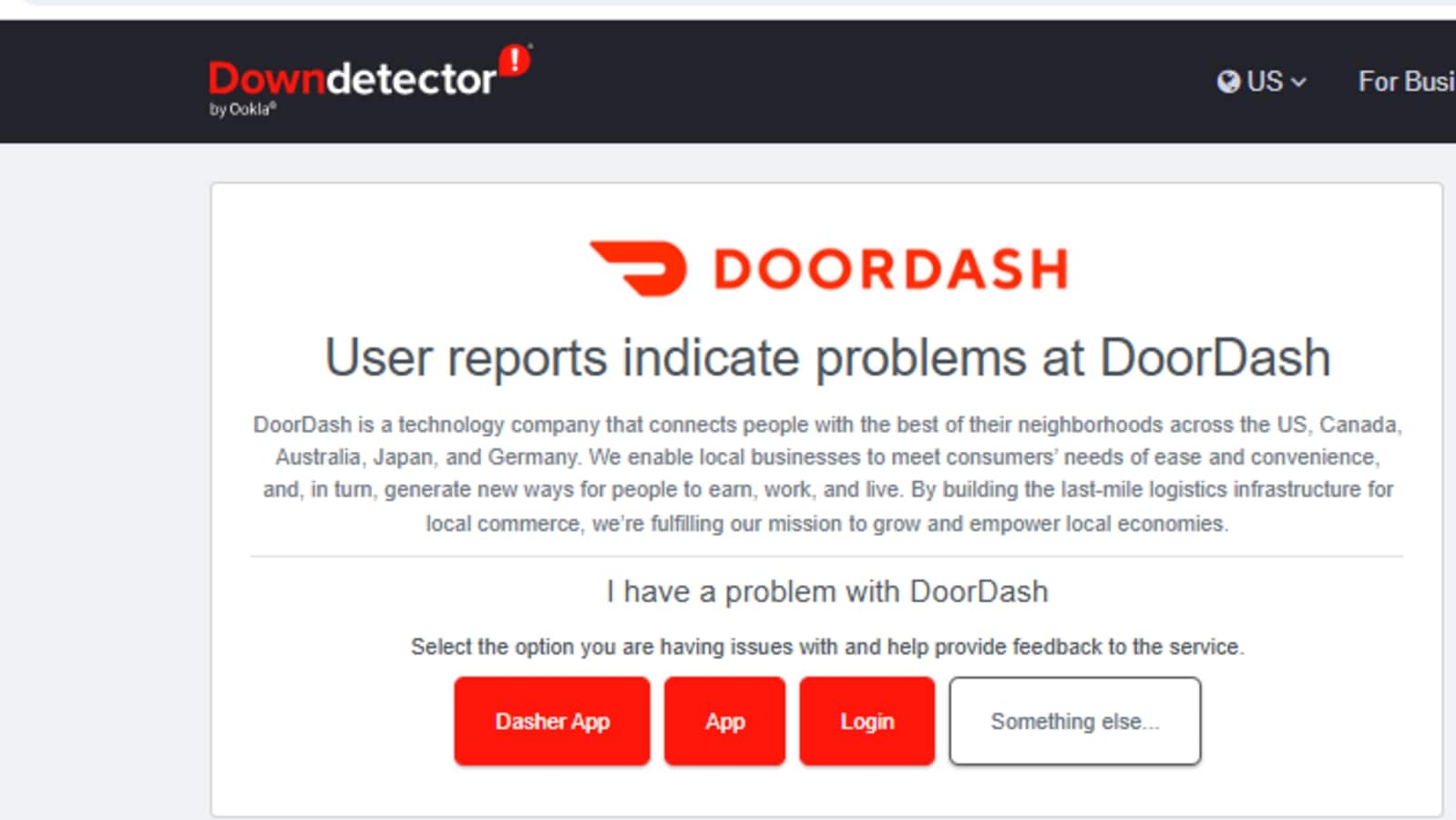 Doordash down? Thousands of Americans left hungry and frustrated amid breakfast rush