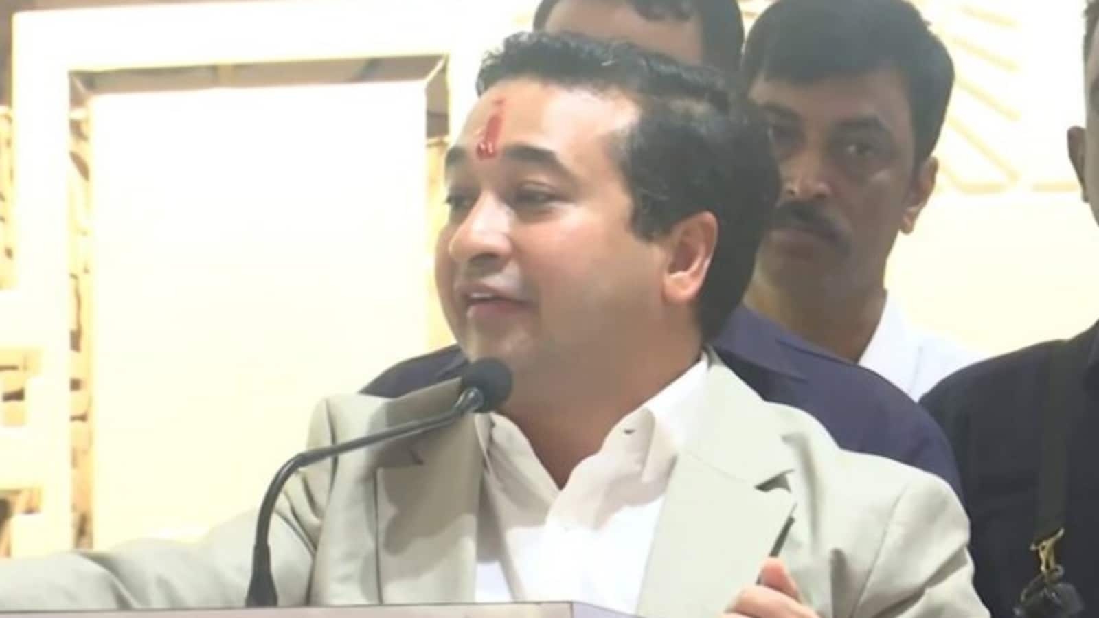Maharashtra Minister Nitesh Rane makes controversial remark: 'Green snakes....the ones wearing round caps'