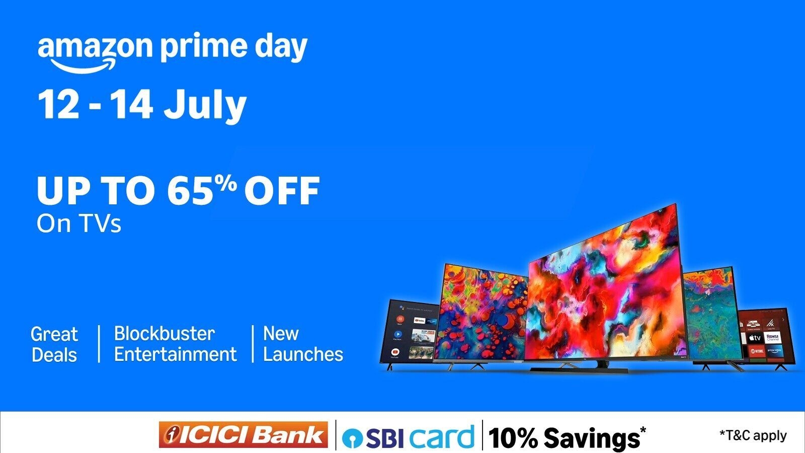 Grab the best 43 inch TV at up to 65% off before the Amazon Prime Day Sale 2025 ends tonight