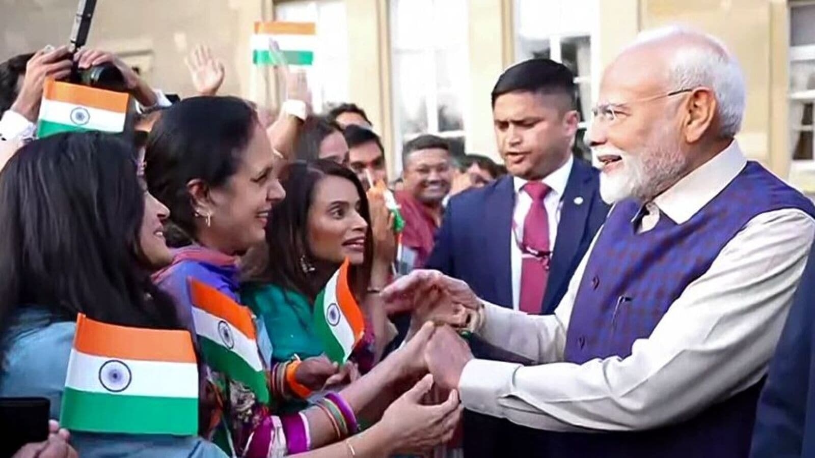 PM Modi receives a heartfelt reception from the Indian diaspora in the UK, says ‘Touched by the warm welcome'