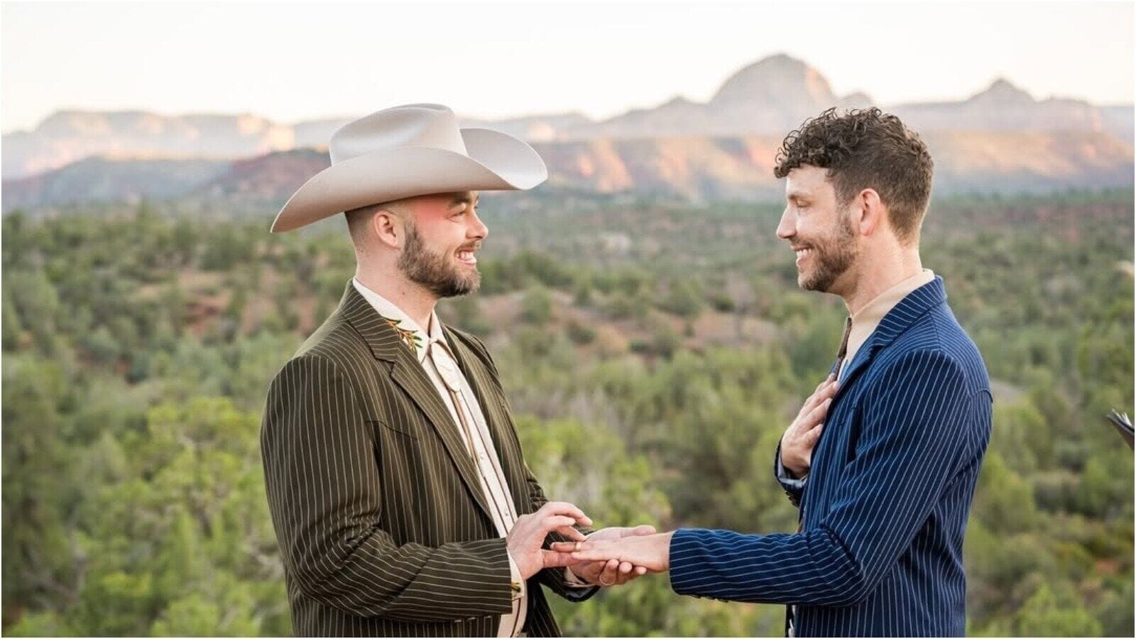 Country singer Adam Mac marries longtime partner Lee Pfund in intimate ceremony