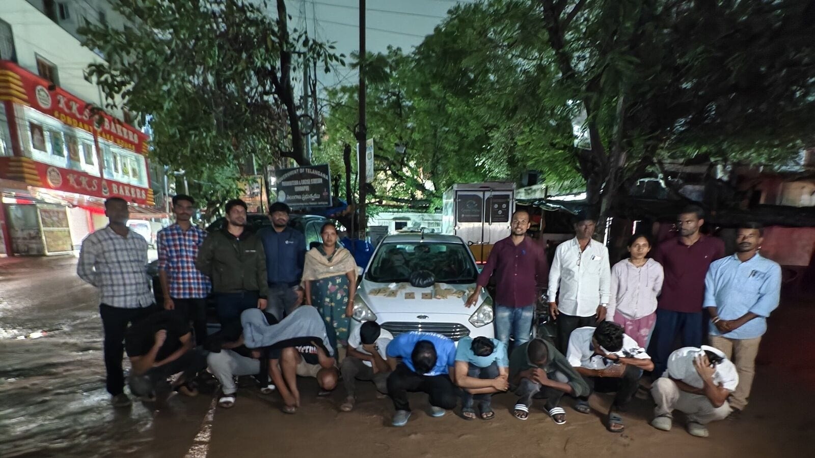 Rave party busted in Hyderabad's Kondapur; 9 people arrested, 2 absconding