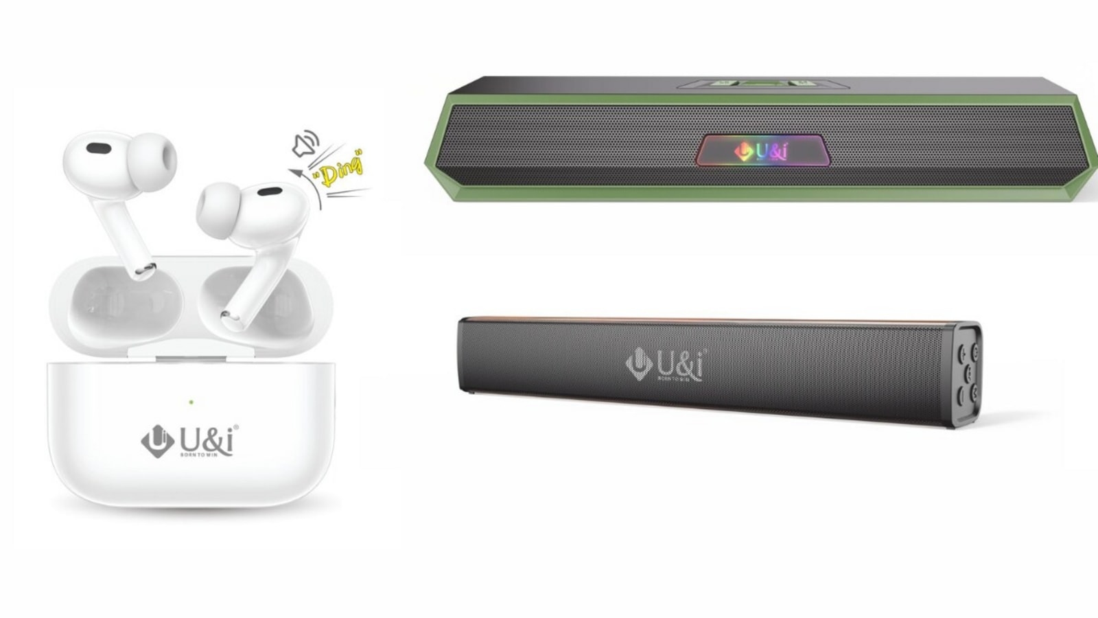 U&i launches new Counter+ series TWS 5445 and new soundbars in India at under Rs. 1000