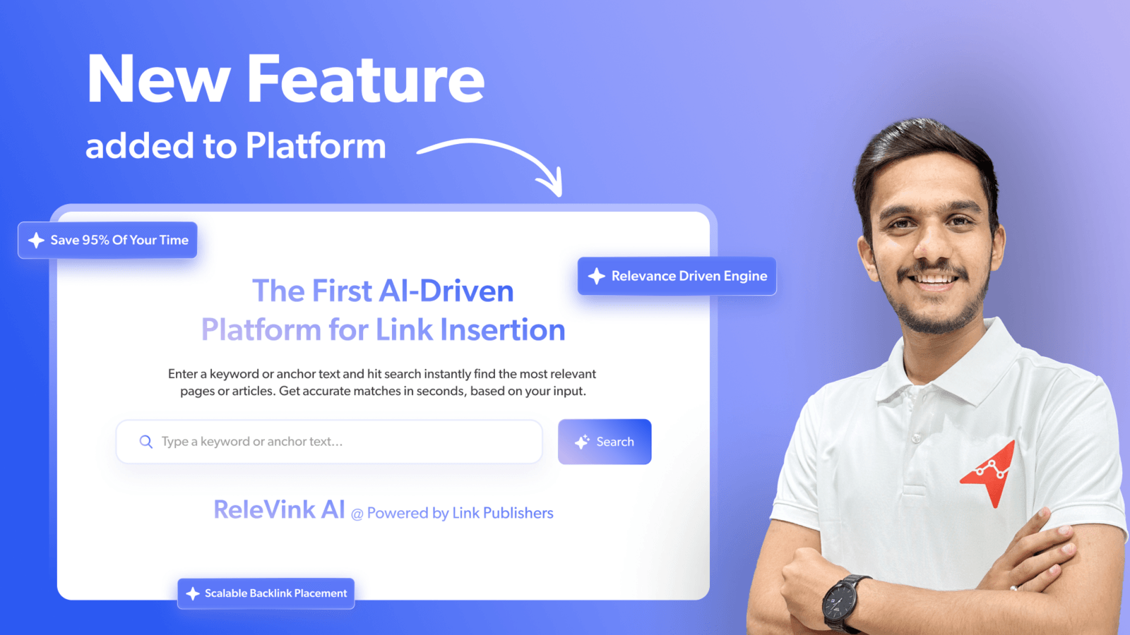 ReleVink AI: Smartest Link Insertion Tool by Link Publishers