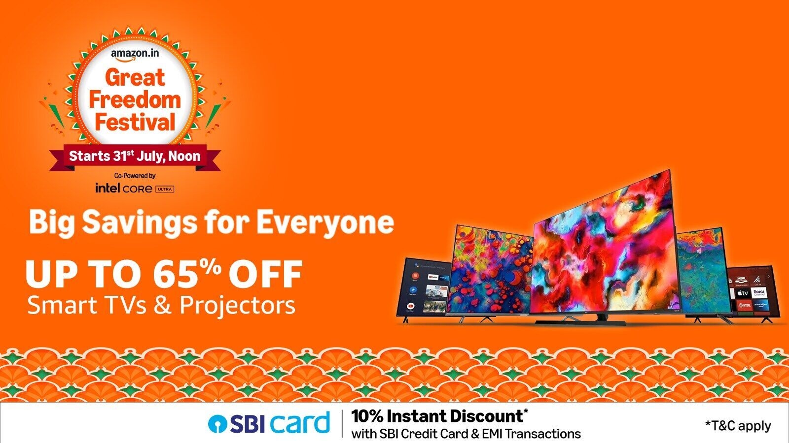 Amazon Great Freedom Festival deals are LIVE! Up to 65% off on smart TVs
