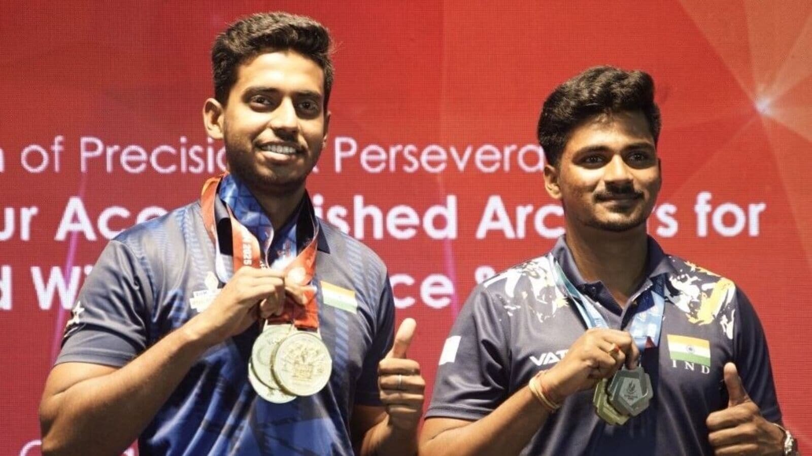 Archers Sahil Rajesh Jadhav, Shrey Bhardwaj say winning global gold medals ‘a test of focus and stamina'