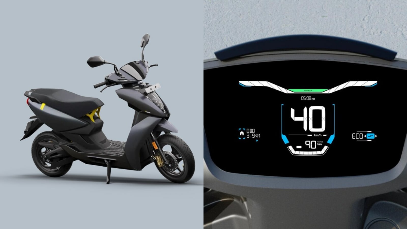 Ather 450S 3.7 kWh with 161 km range launched at ₹1.46 lakh
