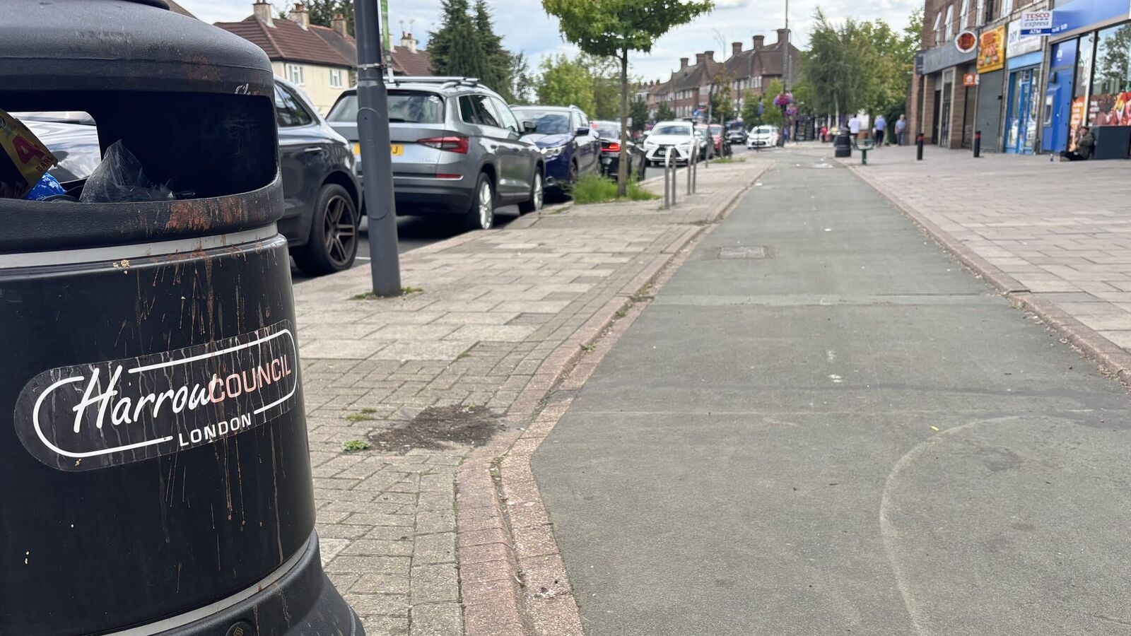 Now, UK battles paan spitting. Viral video shows red stains on dustbins, pavements in Harrow, London