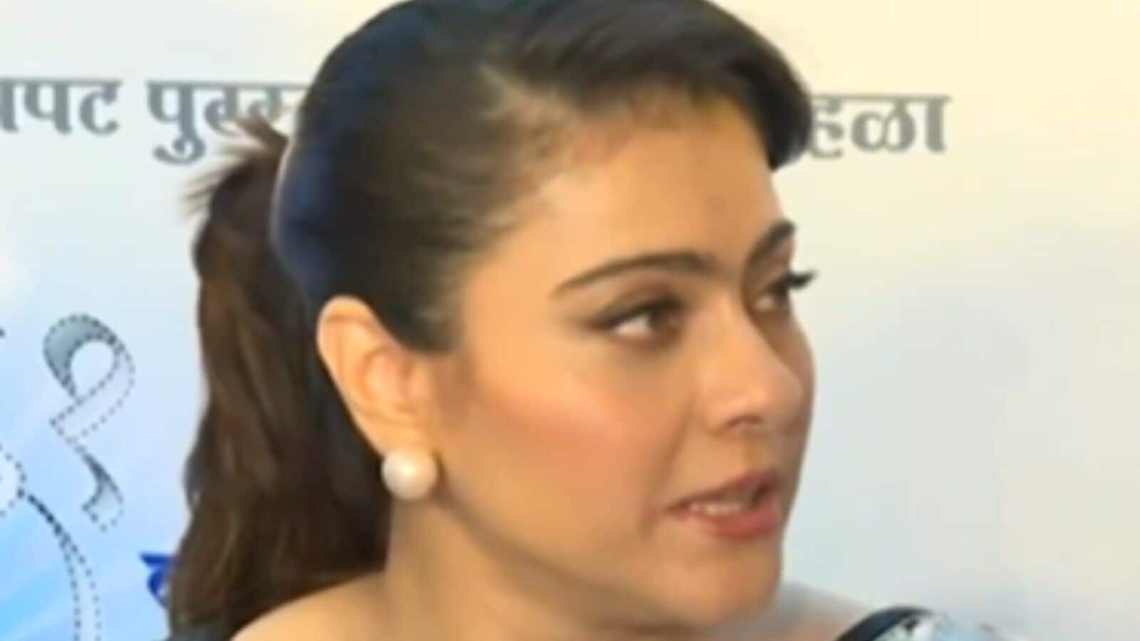 'Stop making Hindi films': Internet reacts as Kajol snaps at media over Hindi request at Maharashtra Film Awards