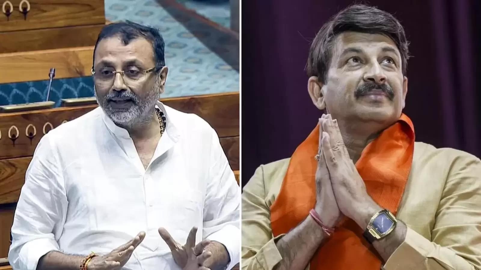 Nishikant Dubey, Manoj Tiwari ‘forcibly' enter Jharkhand Temple's inner chamber, booked