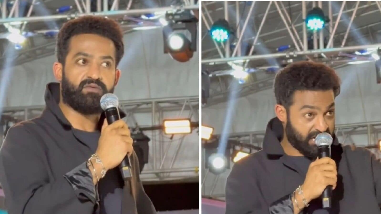 War 2 actor Jr NTR loses temper at pre-release event, snap at fan, ‘Won't take me a second to….'