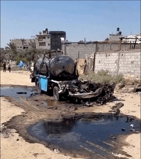 Israel kills 12 Palestinians waiting for drinking water in central Gaza, including 8 children