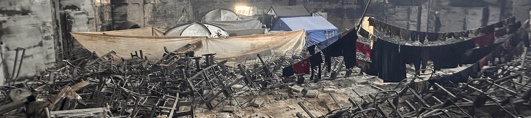 Gaza's oldest university shelters the displaced