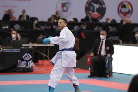 لاعب منتخب الكراتيه عفيف يلعب على الميدالية البرونزية بالدوري العالمي الأحد