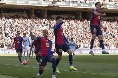 برشلونة يعود من بعيد ويقلب الطاولة على سيلتا فيغو بريمونتادا مثيرة