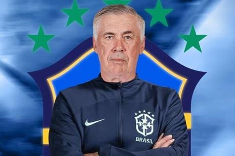 أول ظهور لأنشيلوتي مع منتخب البرازيل
