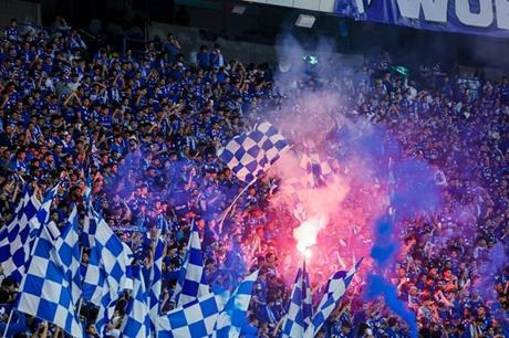 جماهير الهلال تحول ميامي إلى الرياض