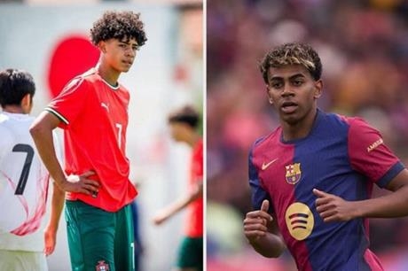 رونالدو يكشف وجه الشبه بين كريستيانو جونيور ولامين جمال