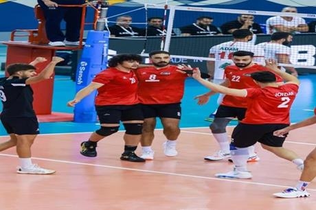 المنتخب الوطني للكرة الطائرة يحتل المركز السابع ببطولة غرب آسيا