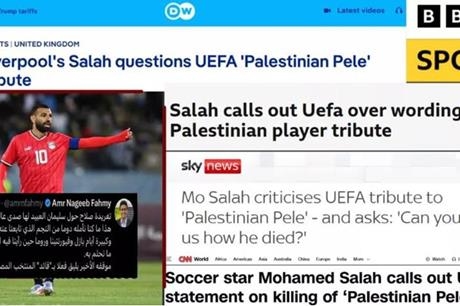 محمد صلاح يشعل شوارع العالم.. والفرعون المصري يحمل شارة القيادة العربية