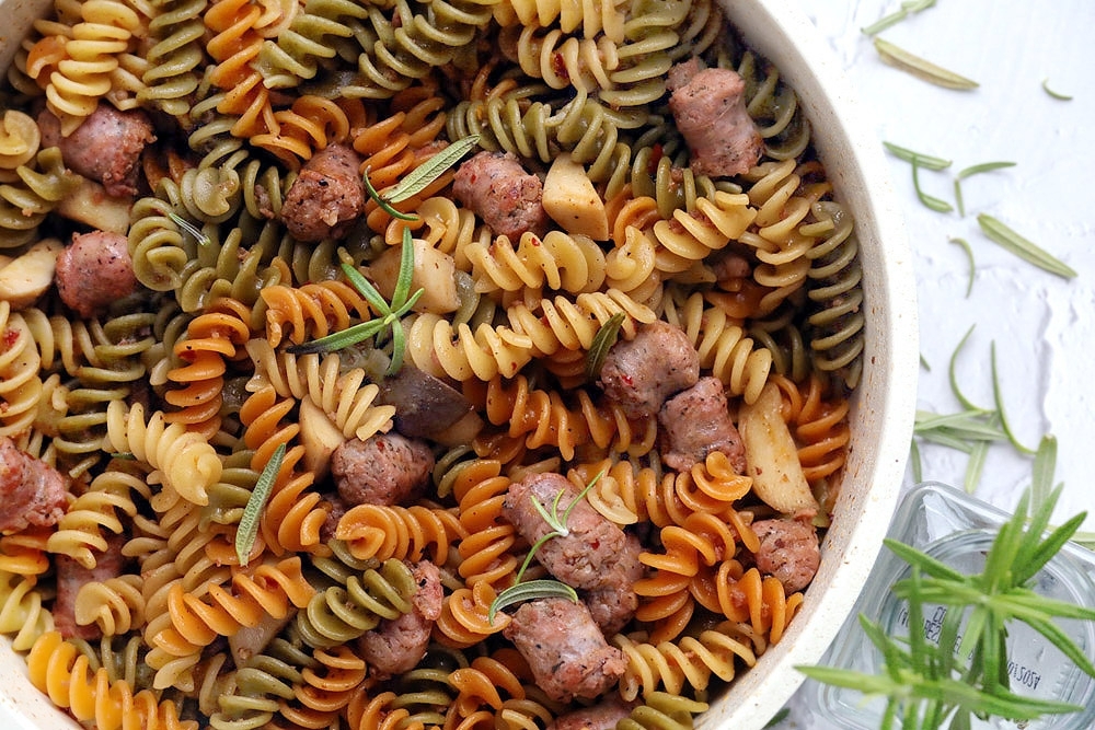 ‘Pasta dolce vita': Luxuriate in a rosemary sausage fusilli that any Italian mamma would approve of