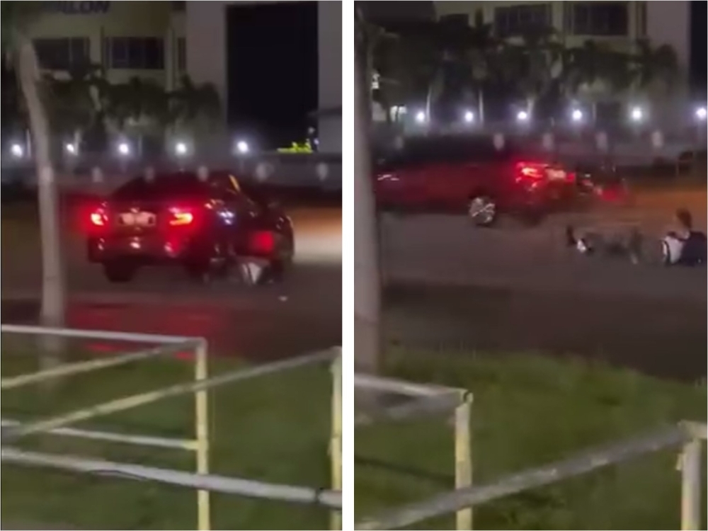 Klang road rage: Driver arrested after intentionally ramming motorcyclist who hit his windscreen
