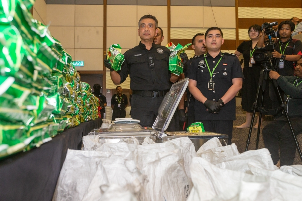 Police bust family-run drug syndicate, arrest three, seize RM82m worth of drugs in major raid in Cheras and Kajang