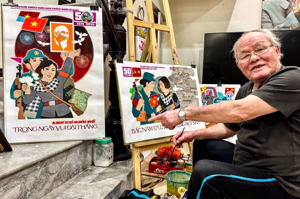 Fifty years after the war, Vietnam's propaganda art endures as a living relic