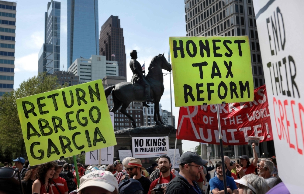 ‘Bring Kilmar home': May Day protesters across US decry Trump policies, call for rule of law
