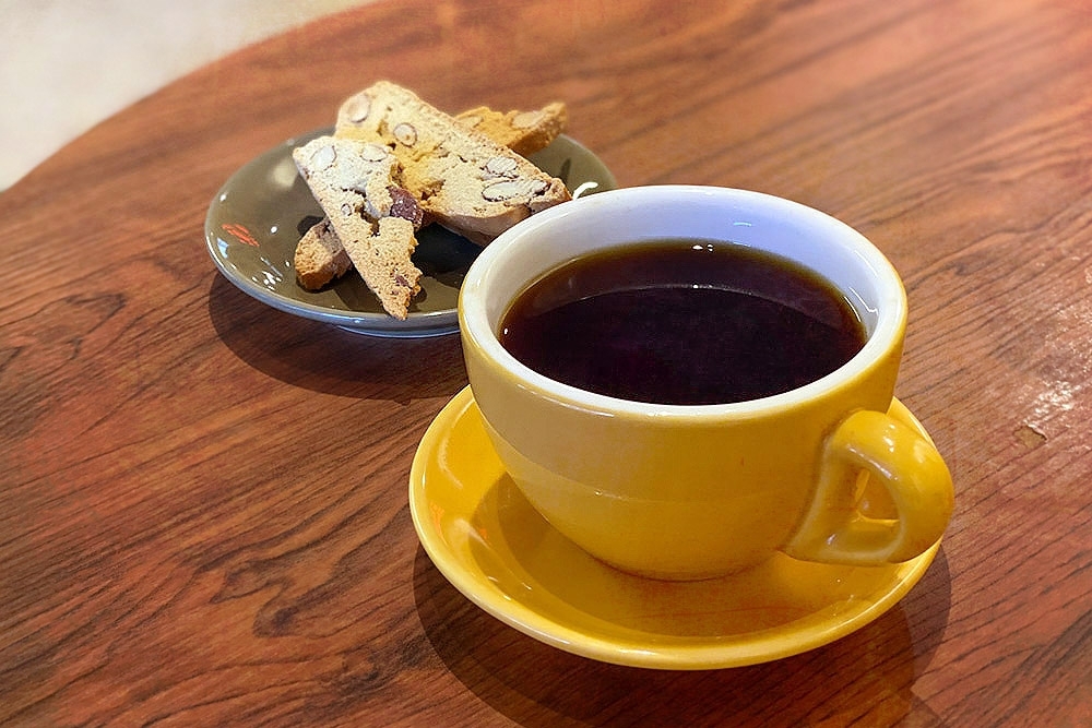 There's nothing better than these twice-baked Italian biscotti to go with your coffee at 10 Grams Coffee Lab in Seremban