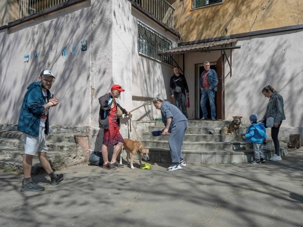 Tea and sympathy: Ukrainian outcasts find dignity from stigma and shelling in last safe space