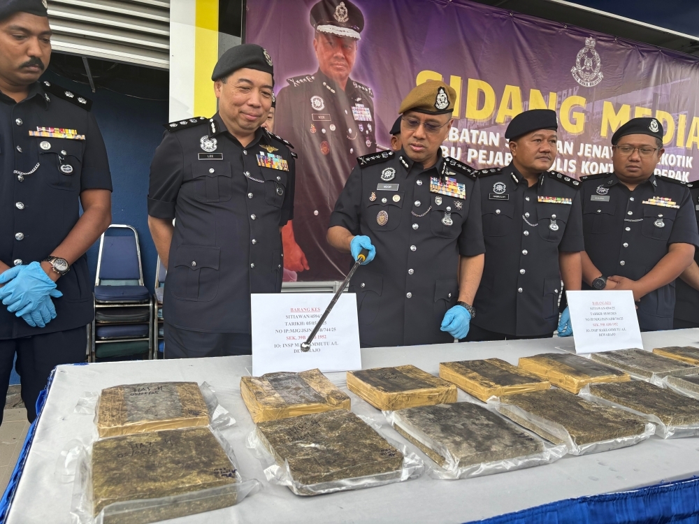 Perak police seize RM4.6m worth of drugs, arrest four in Sitiawan and Lumut raids