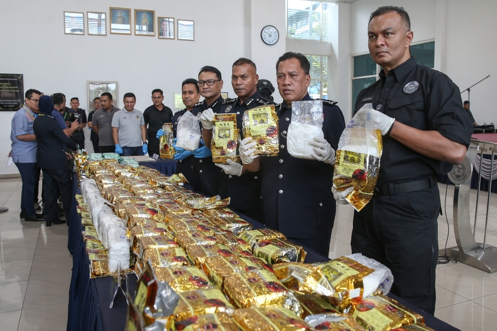 Police dismantle drug syndicate, seize RM16m worth of meth in Klang Valley raids