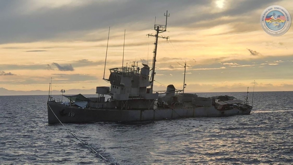 WWII-era Philippine navy ship sinks before planned farewell during US-Philippine drills