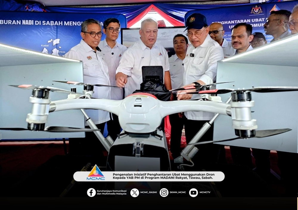 Drone deliveries for rural healthcare: MCMC pilot project in remote Sabah areas to begin year-end