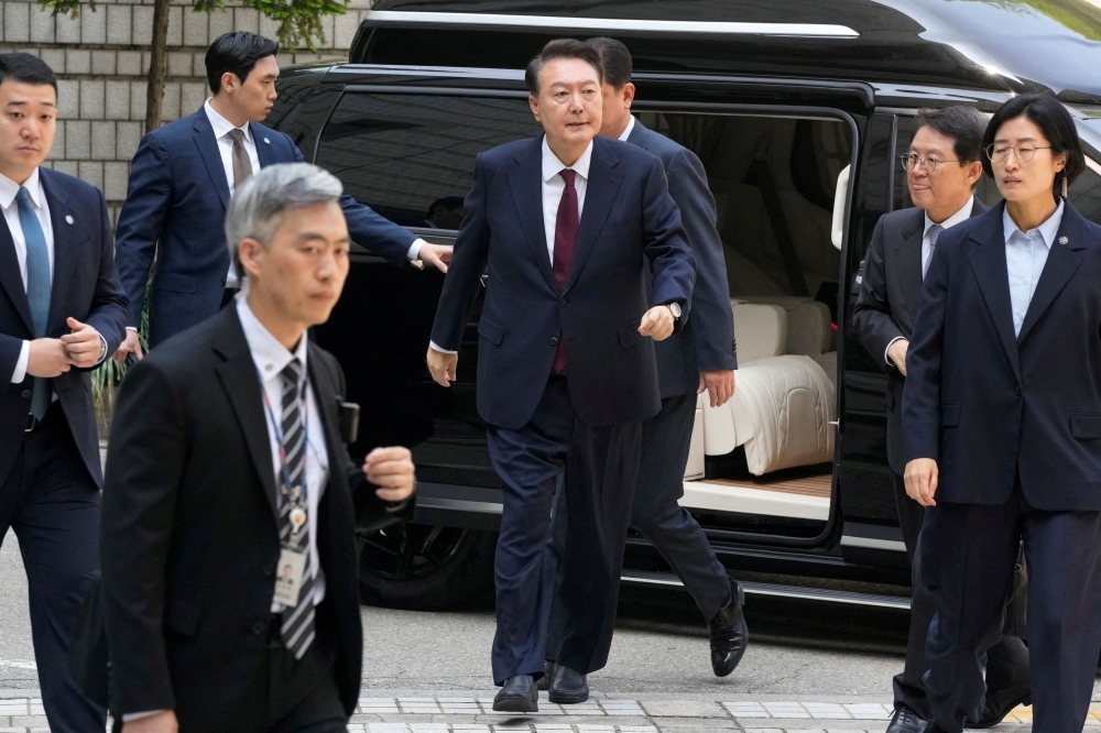 Ousted South Korean president Yoon back in court over insurrection charge