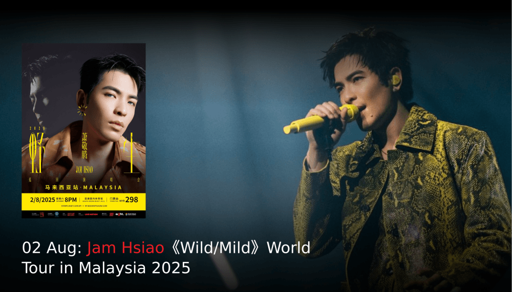 Jam Hsiao returns to KL after six years with ‘WILD/MILD' world tour at Axiata Arena on Aug 2