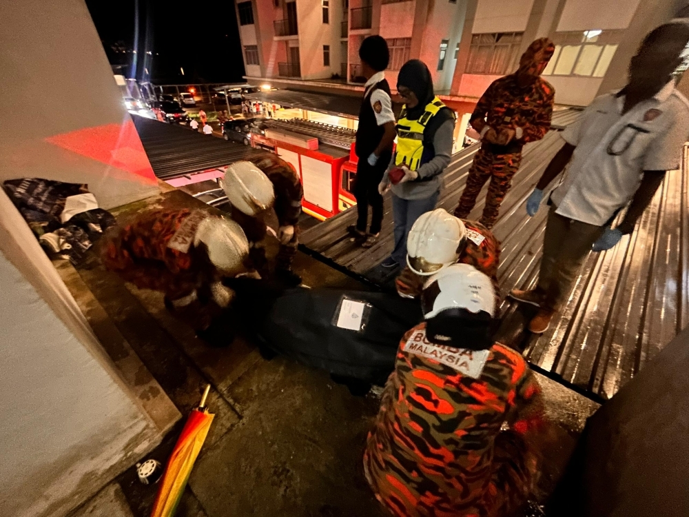 Foreign woman found dead after fall from 12th floor apartment in Kuching