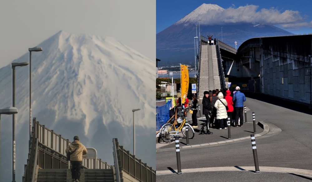 Locals fume as Mount Fuji ‘dream bridge' turns into tourist nightmare