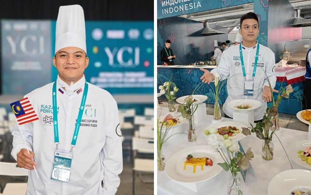 Malaysia's Muhamad Sufi clinches gold at Young Chefs International Competition in Kazan, highlighting Malay fusion cuisine