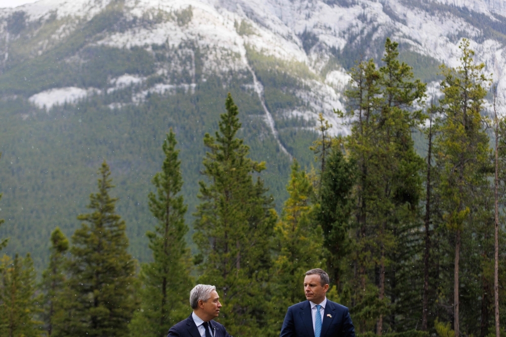 Ukraine and trade flashpoints dominate G7 finance talks in Canada