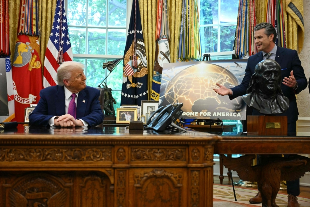 Trump unveils US$175b ‘Golden Dome' missile shield plan, citing space threats to US