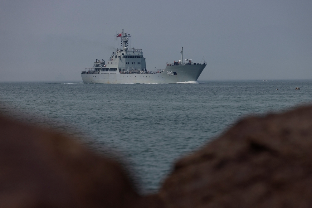 Philippines, US coast guards join military drills in South China Sea